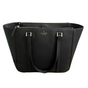 Kate Spade Original Newbury Lane Briar Tote Bag (Black Leather).